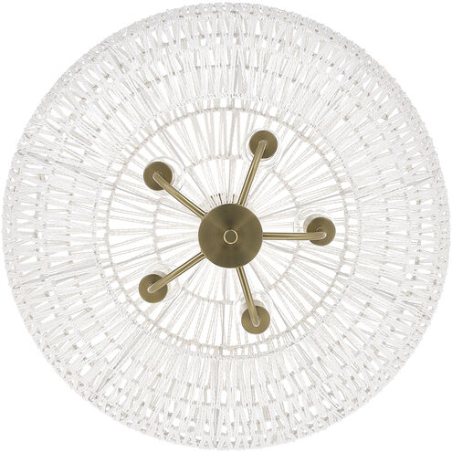 Florence 5 Light 24.88 inch Brushed Champagne Bronze Pendant Ceiling Light